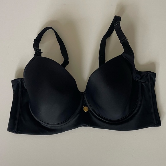 $59 Leonisa 36C High Profile Back Smoothing Bra Soft Full Coverage Cups Charm - Picture 5 of 7